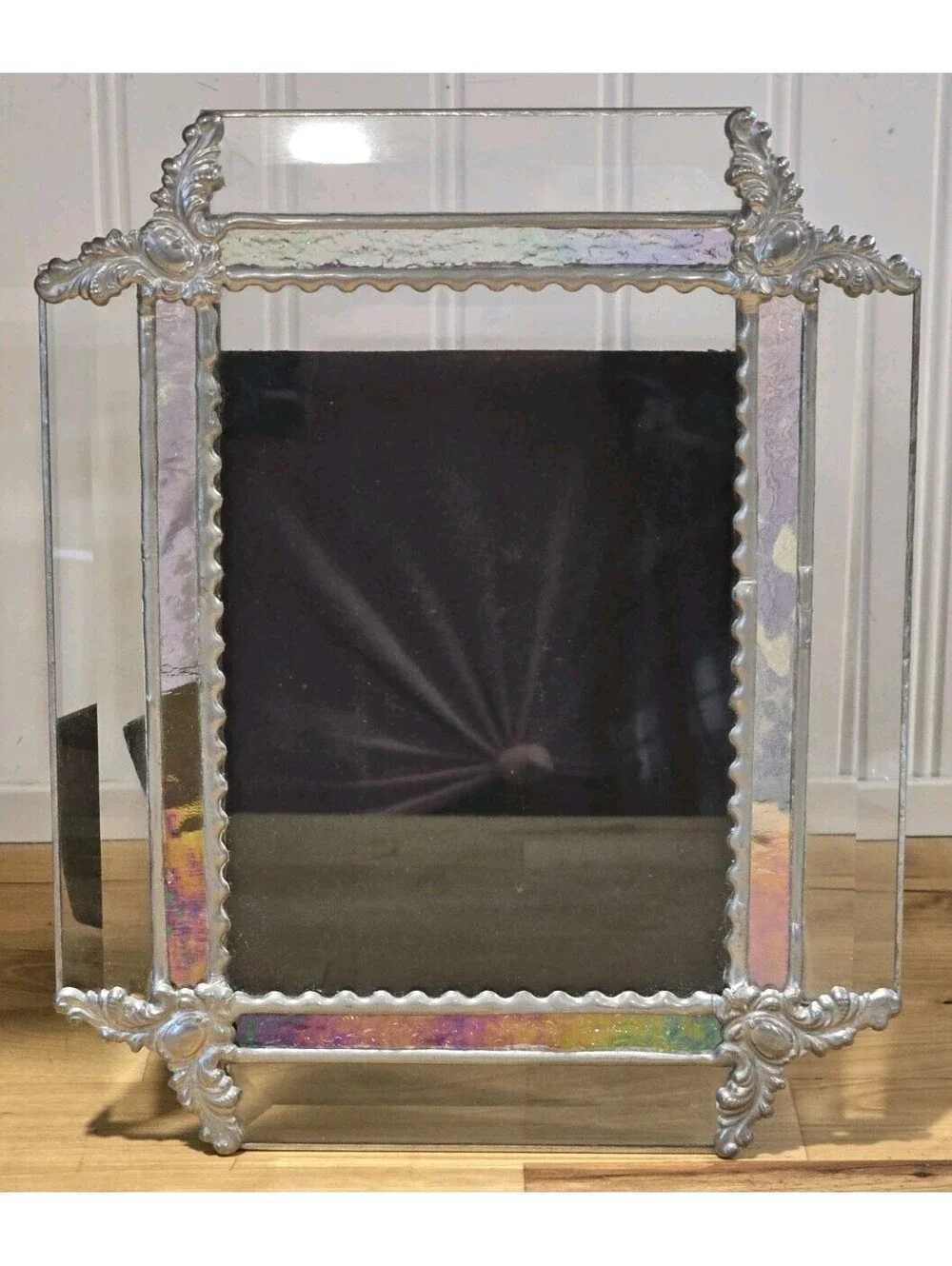 Venetian Style Ornate Picture Frame Handmade Holds A 5x7 Photo Overall 8